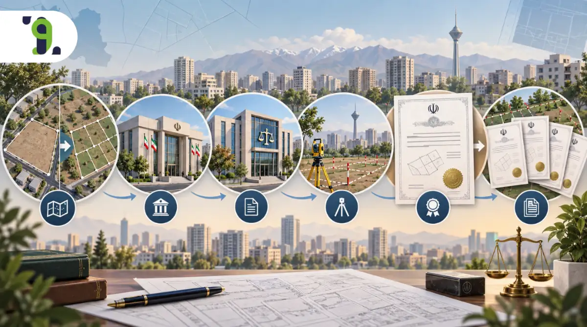 مراحل اخذ سند تفکیکی ملک